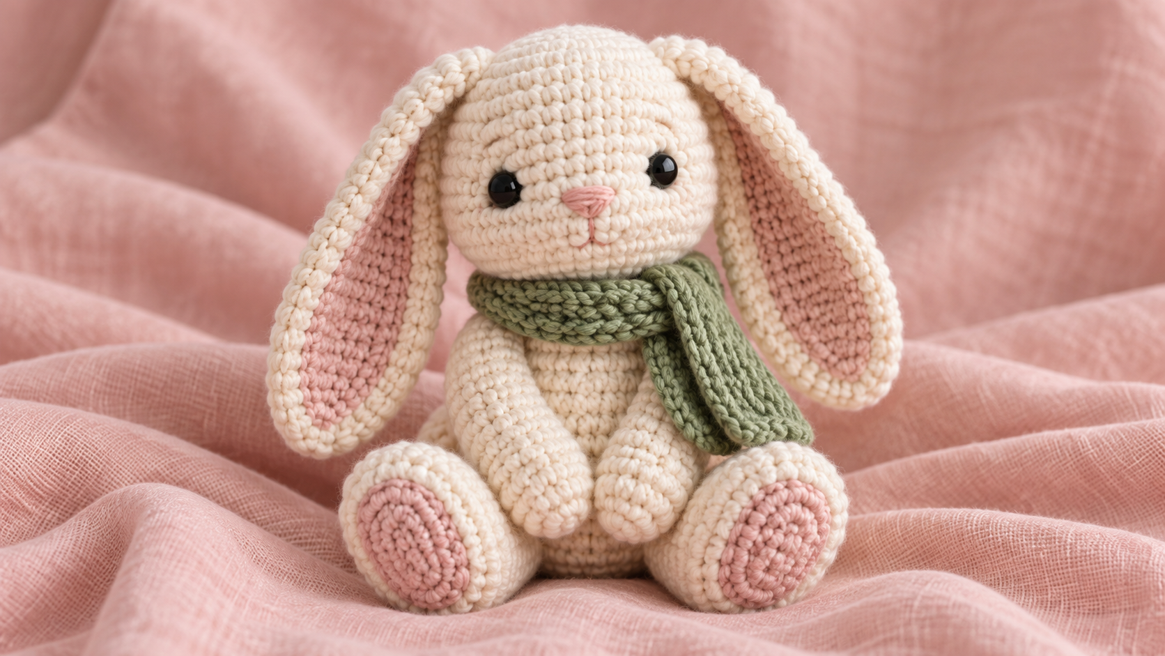 Crochet Amigurumi Bunny with Floppy Ears and Scarf: Real Patterns, Videos & Tips